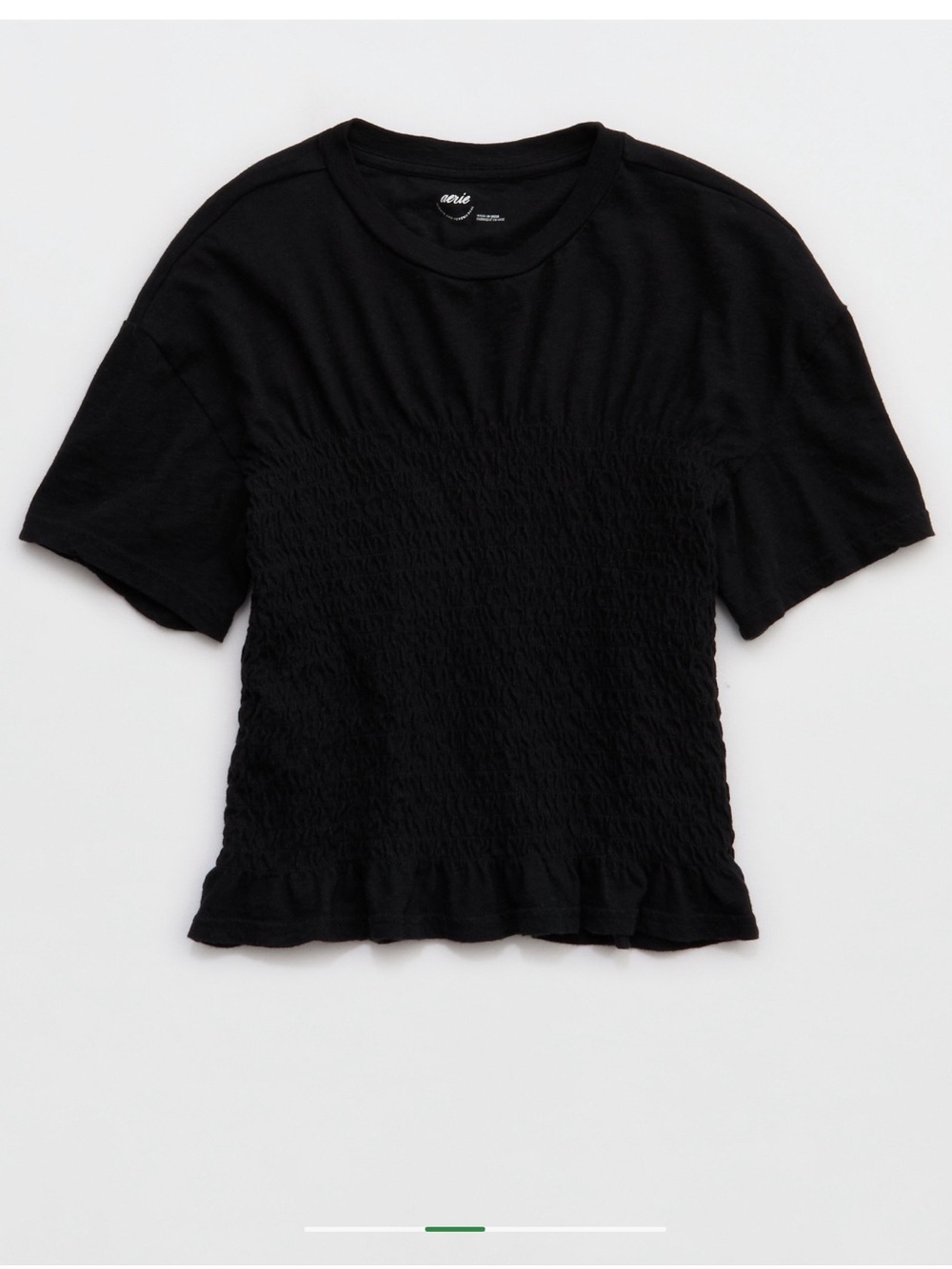 AERIE Smocked T-Shirt